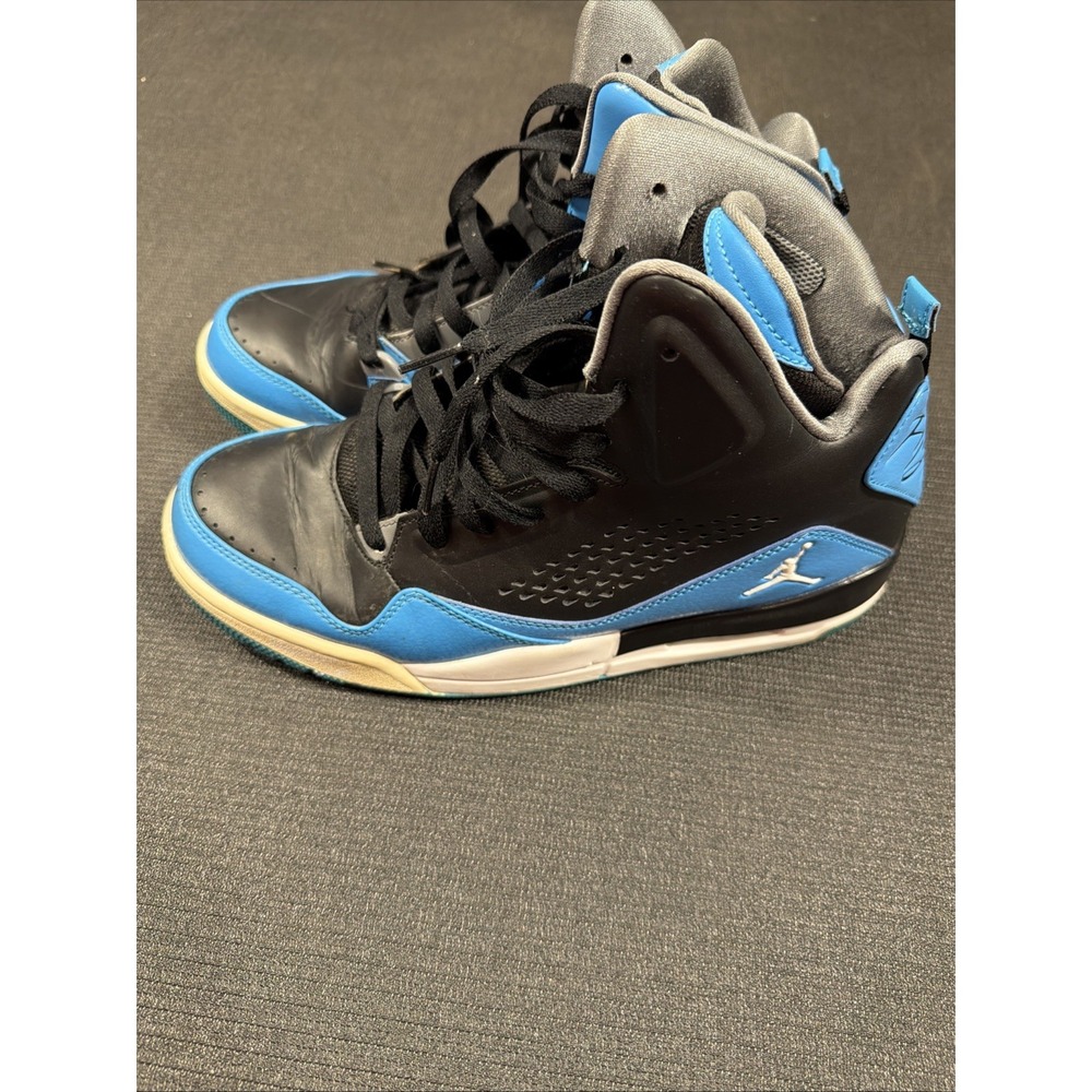 Nike Men's Air Jordan Flight SC-3 Black Blue Sneakers 629877-016 Mens Size 9